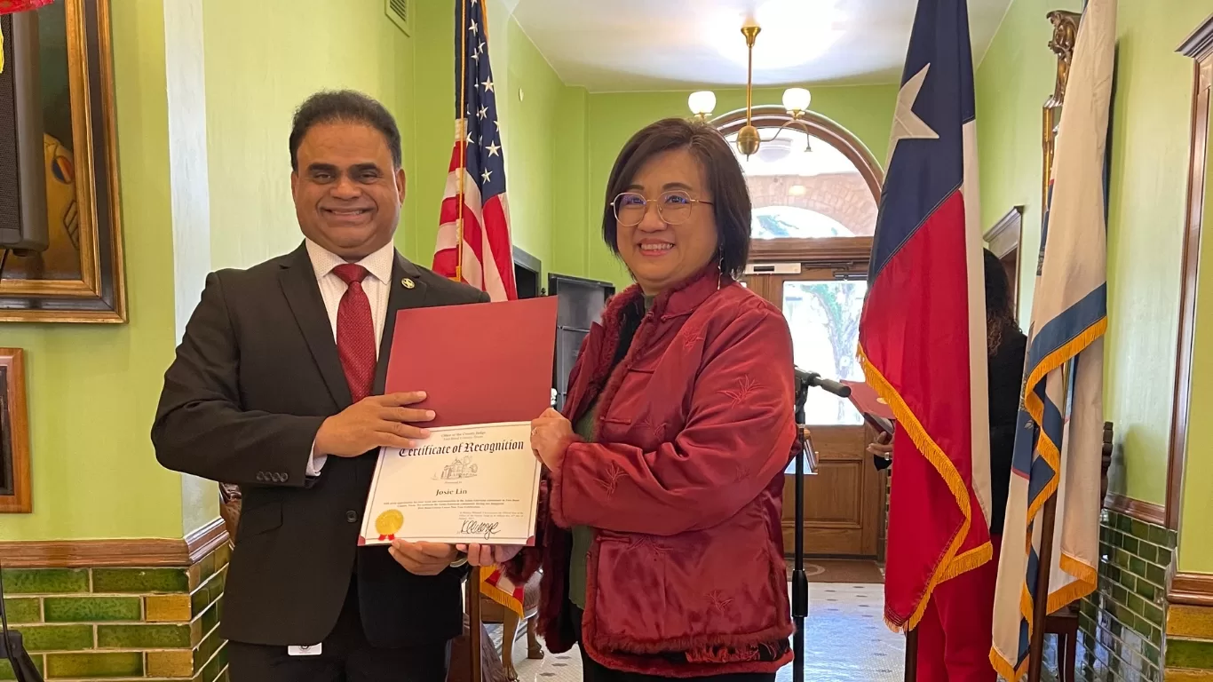 Fort Bend County Judge Recognizes UMRE Real Estate Group Founder Josie Lin for Efforts